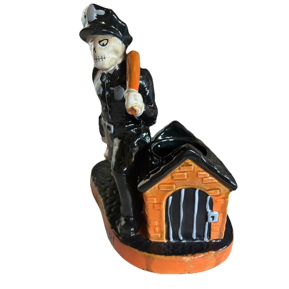 2016 BONEY BUNCH "The Party's‎ Over" Halloween Votive Candle Holders - Picture 2 of 5